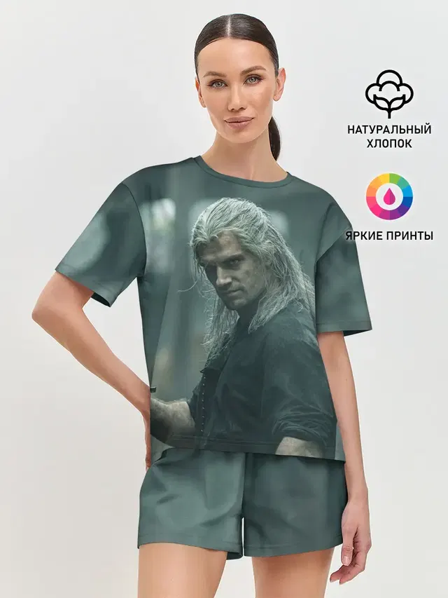 Женская пижама с шортами