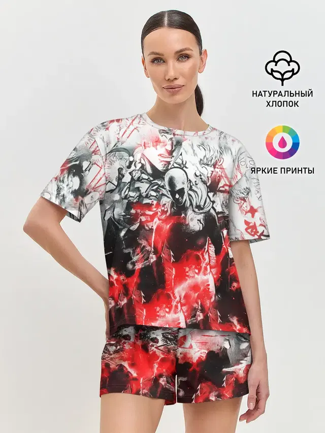 Женская пижама с шортами