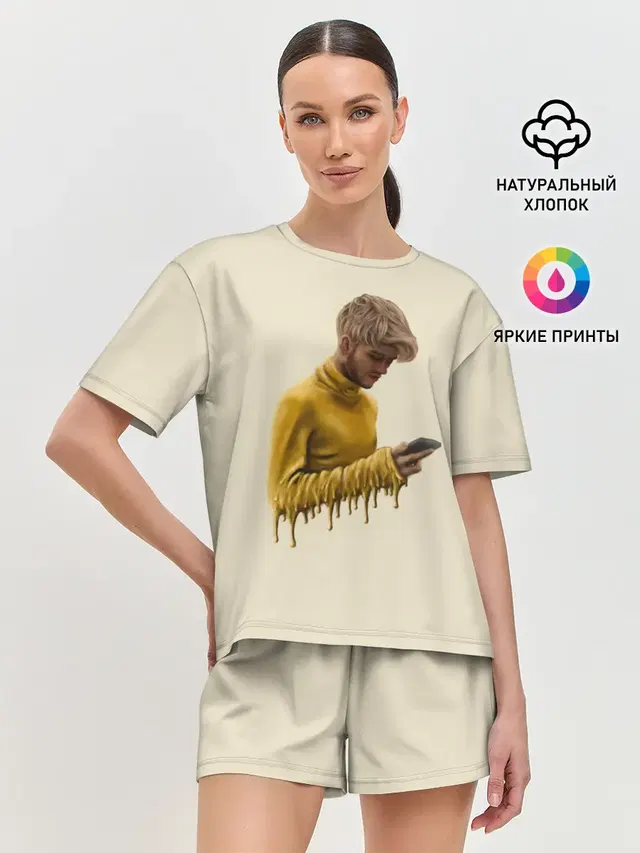 Женская пижама с шортами