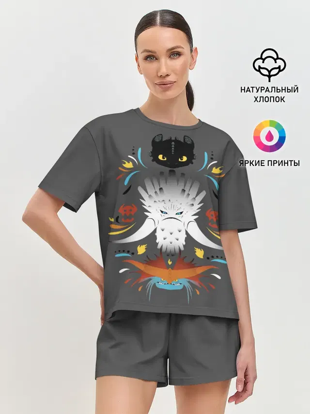 Женская пижама с шортами