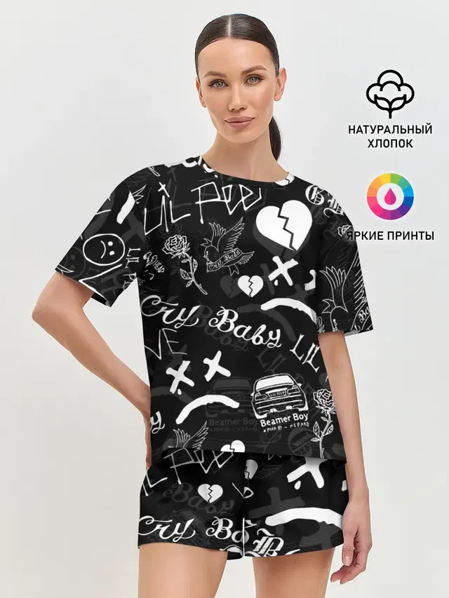 Женская пижама с шортами