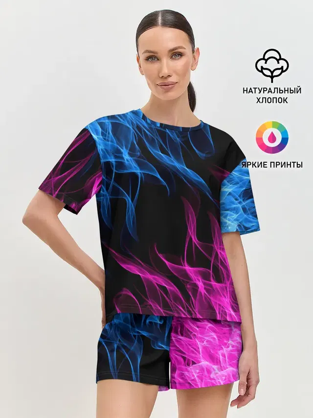 Женская пижама с шортами
