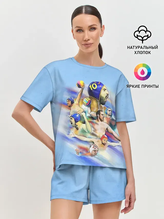 Женская пижама с шортами