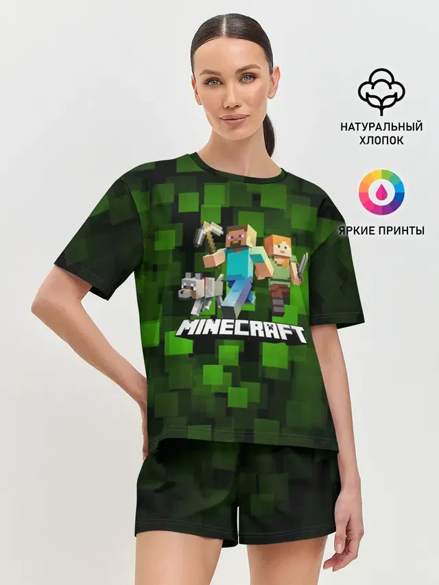 Женская пижама с шортами