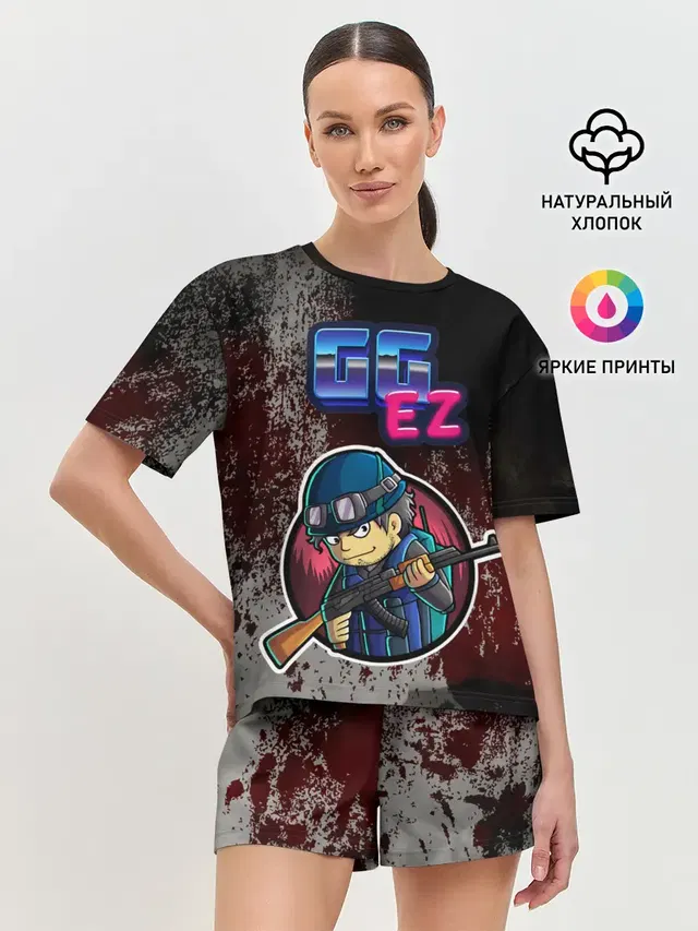 Женская пижама с шортами