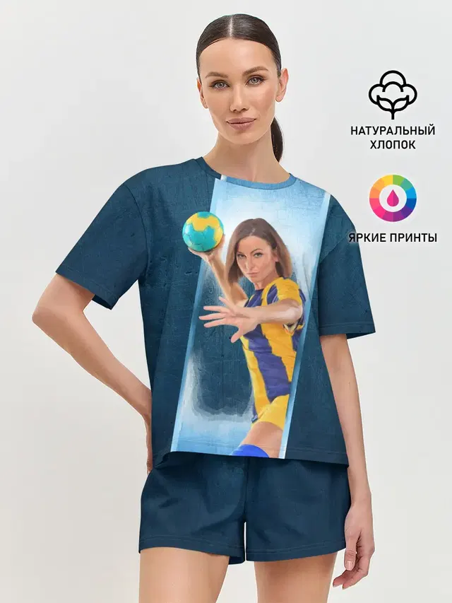 Женская пижама с шортами