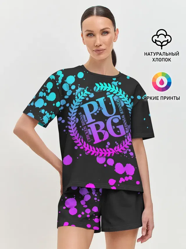Женская пижама с шортами