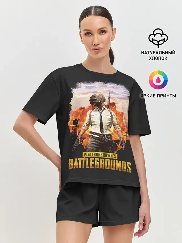 Женская пижама с шортами