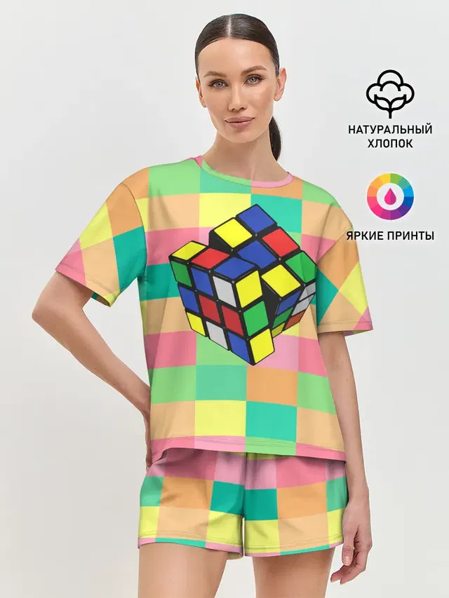 Женская пижама с шортами