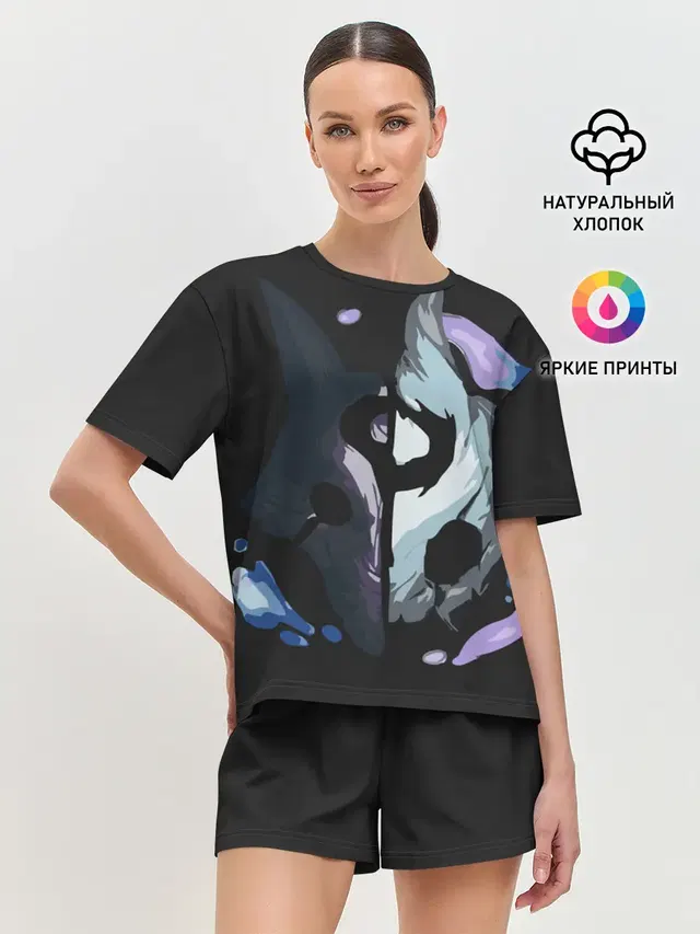 Женская пижама с шортами