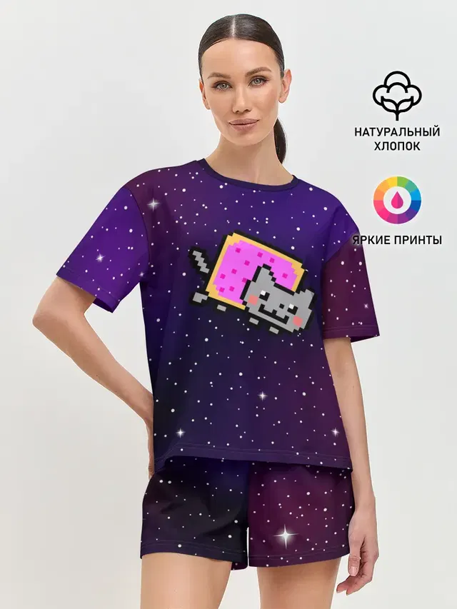 Женская пижама с шортами