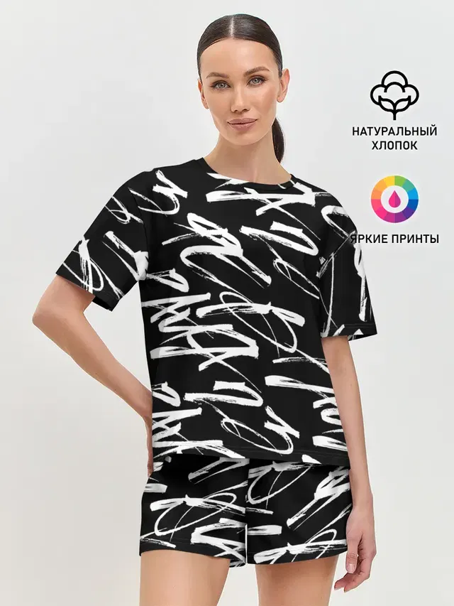 Женская пижама с шортами