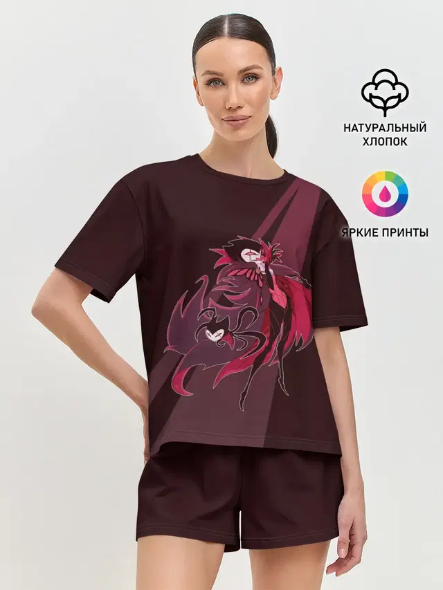 Женская пижама с шортами с принтом «Troupe Master Grimm»