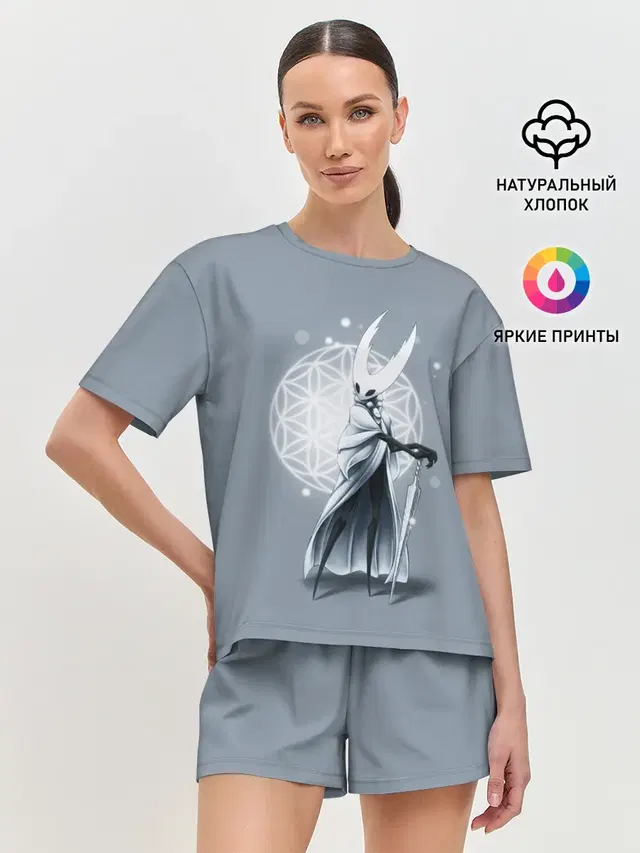 Женская пижама с шортами с принтом «Pure Vessel»
