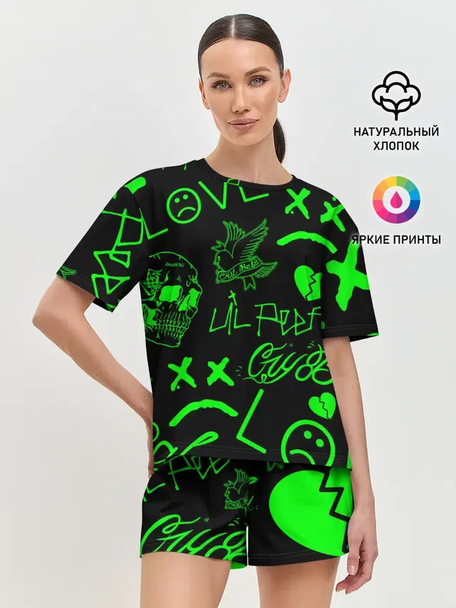 Женская пижама с шортами