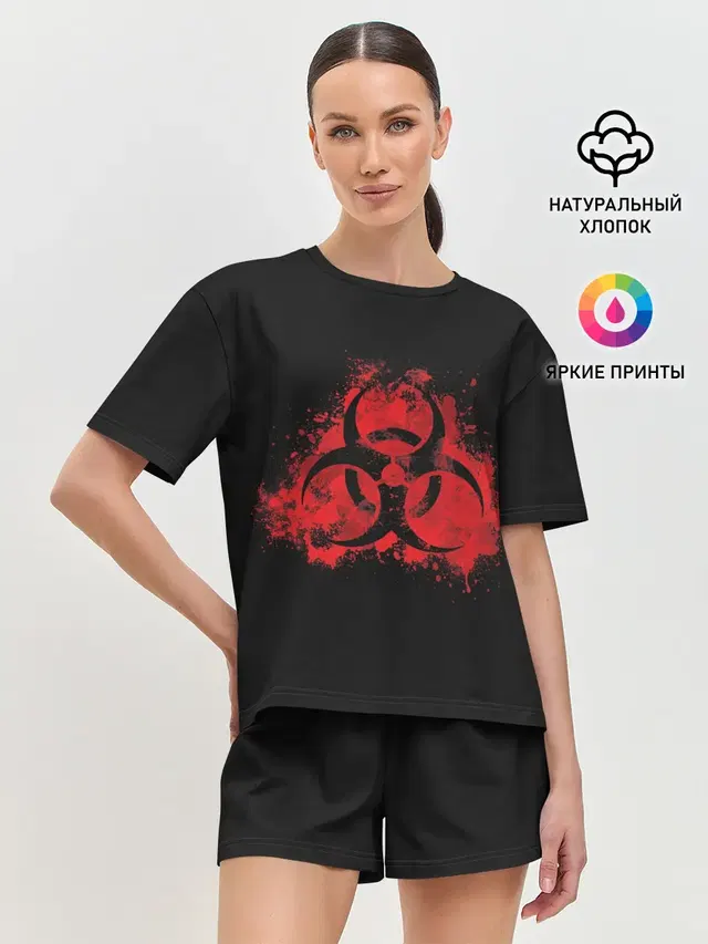 Женская пижама с шортами