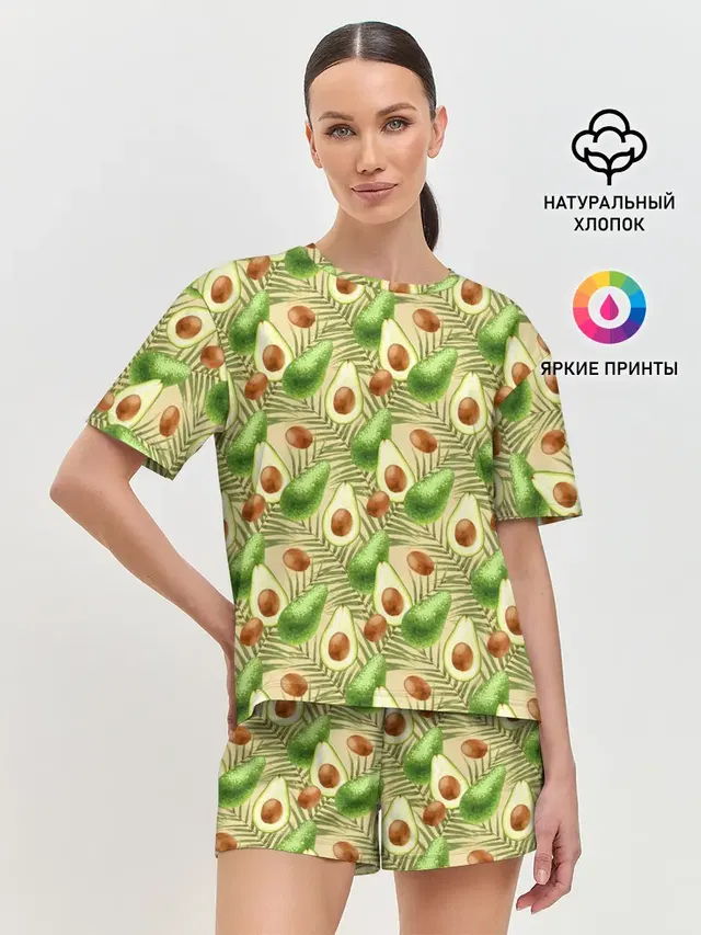 Женская пижама с шортами
