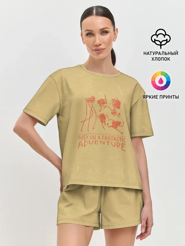 Женская пижама с шортами