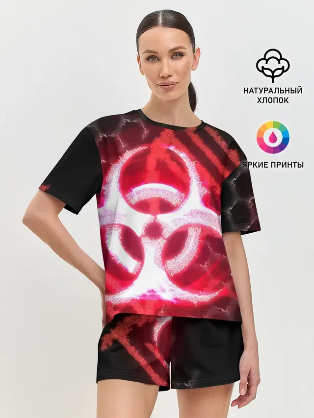 Женская пижама с шортами