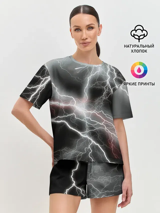 Женская пижама с шортами