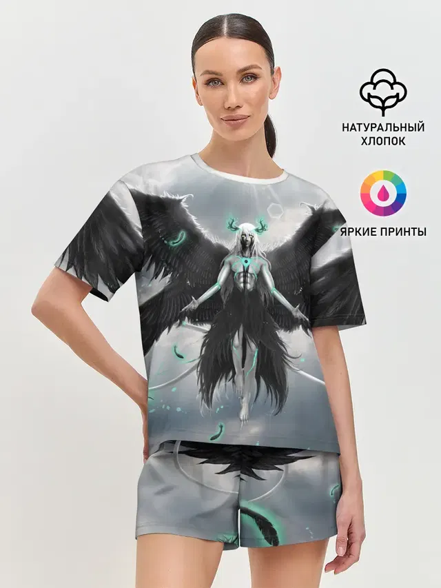 Женская пижама с шортами