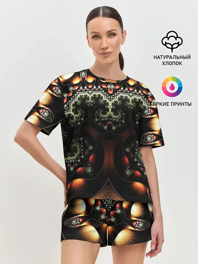 Женская пижама с шортами