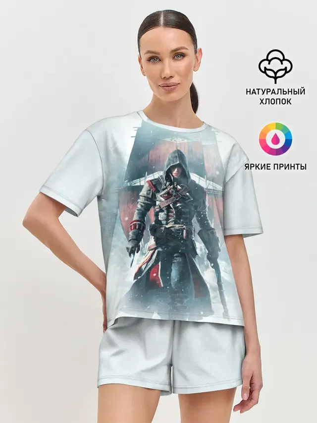 Женская пижама с шортами
