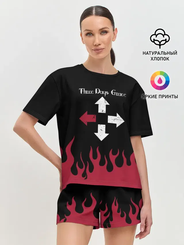 Женская пижама с шортами