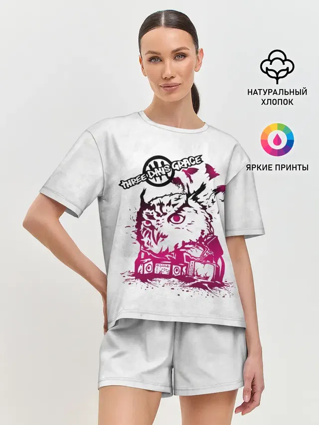 Женская пижама с шортами