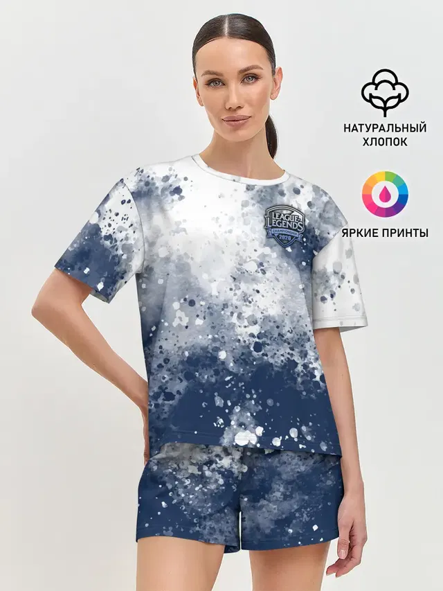 Женская пижама с шортами