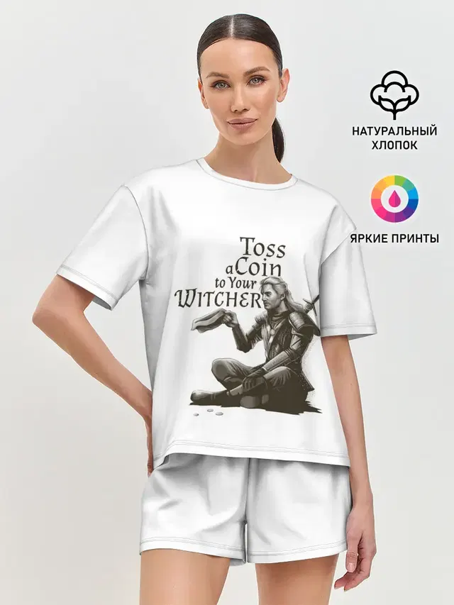 Женская пижама с шортами