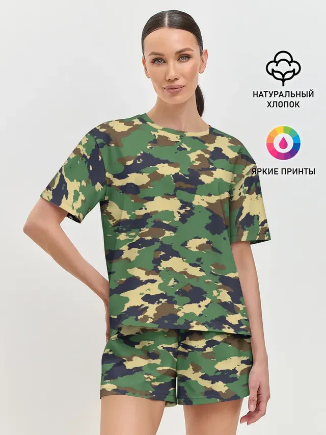 Женская пижама с шортами