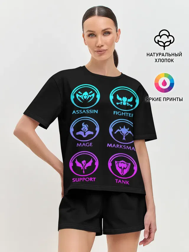 Женская пижама с шортами