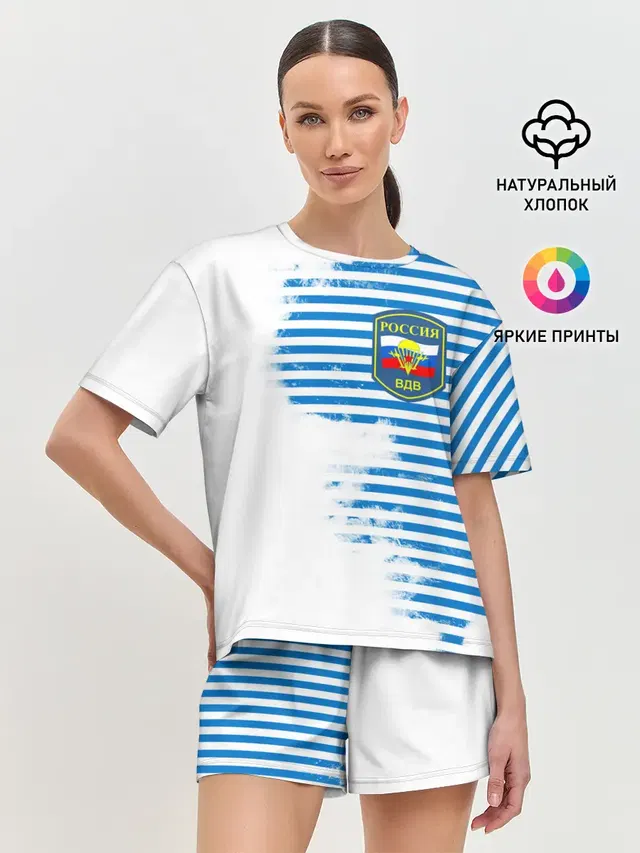 Женская пижама с шортами