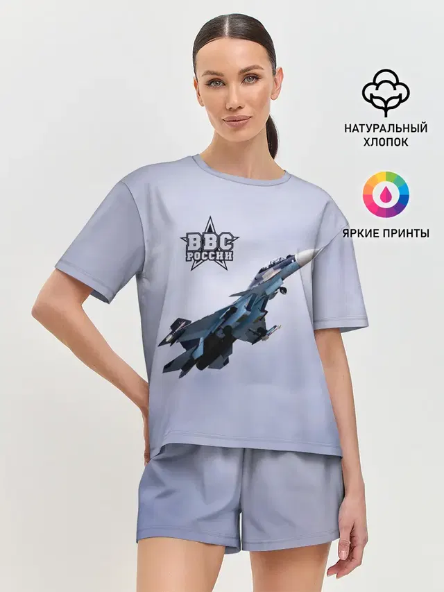 Женская пижама с шортами