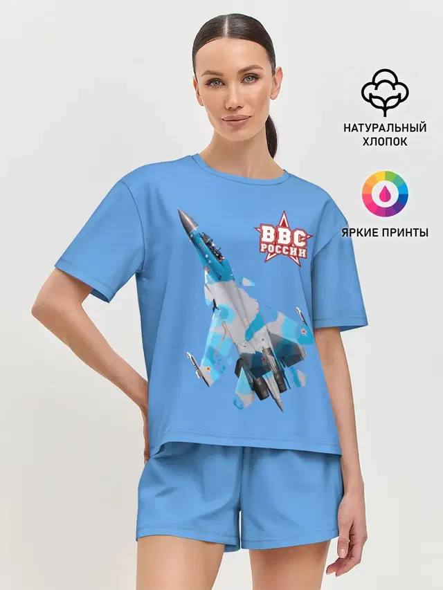 Женская пижама с шортами
