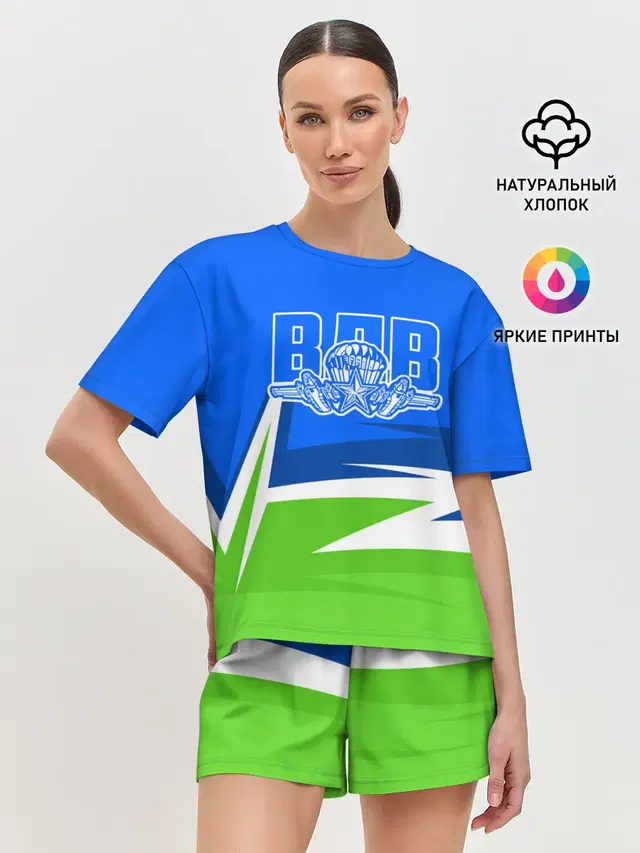 Женская пижама с шортами