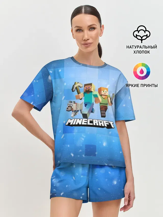 Женская пижама с шортами