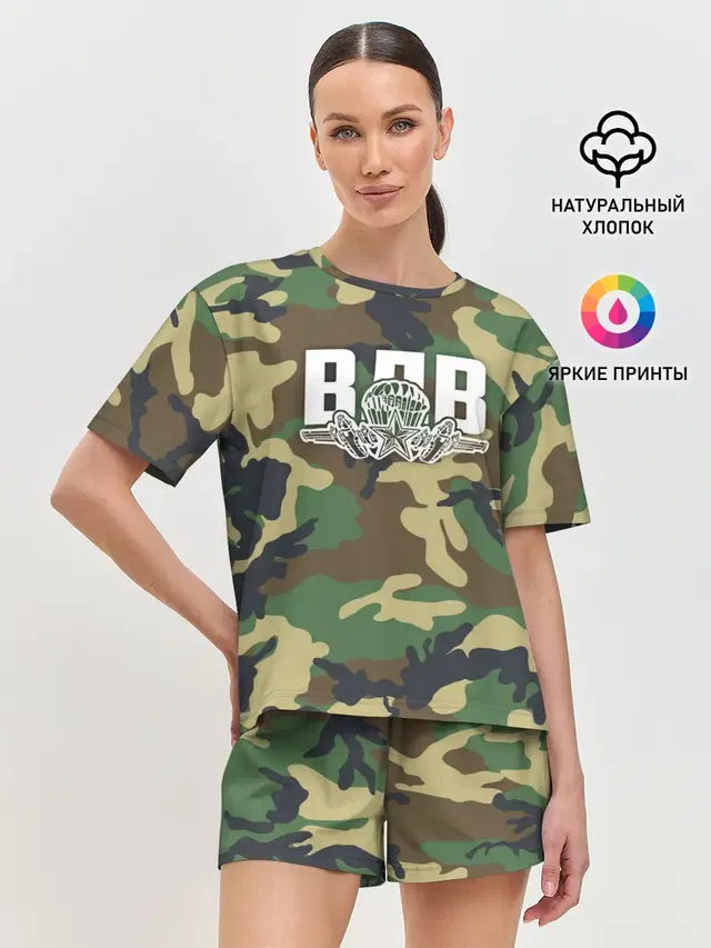 Женская пижама с шортами