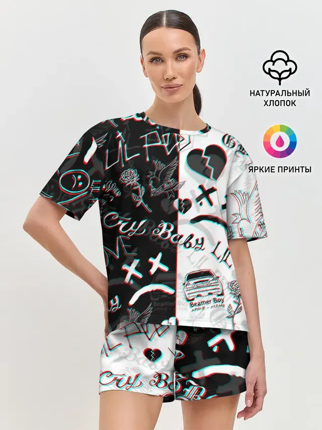 Женская пижама с шортами