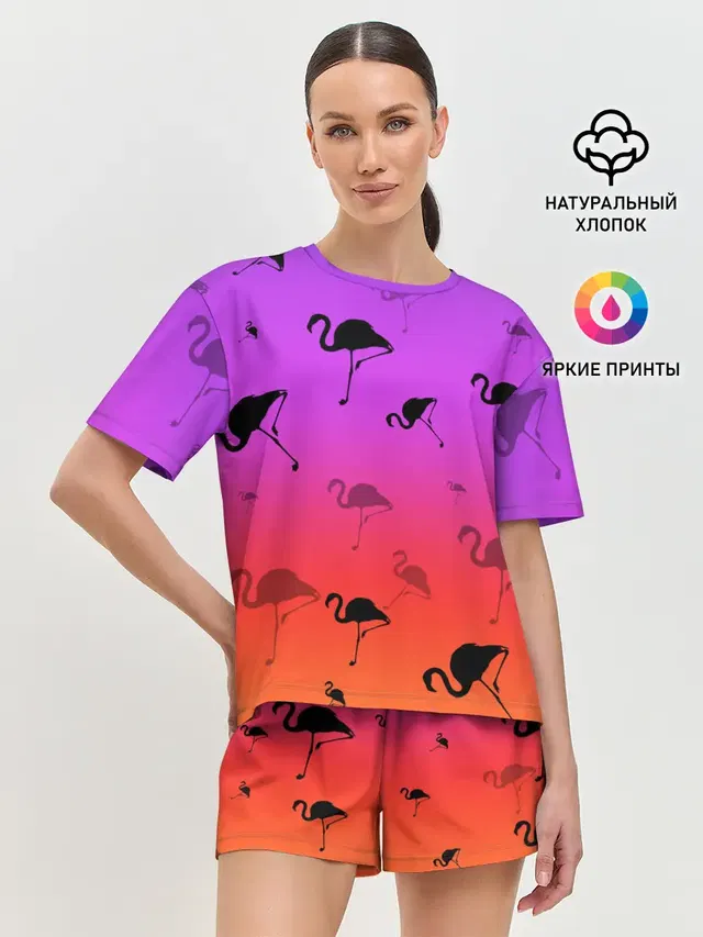 Женская пижама с шортами