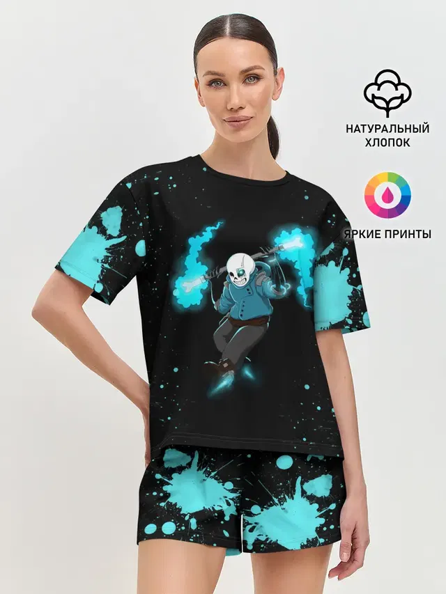 Женская пижама с шортами