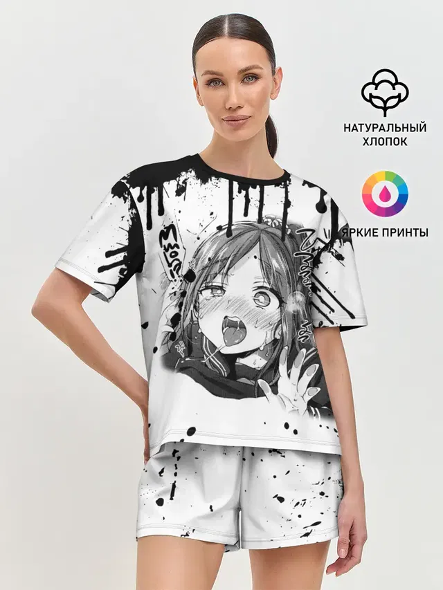 Женская пижама с шортами