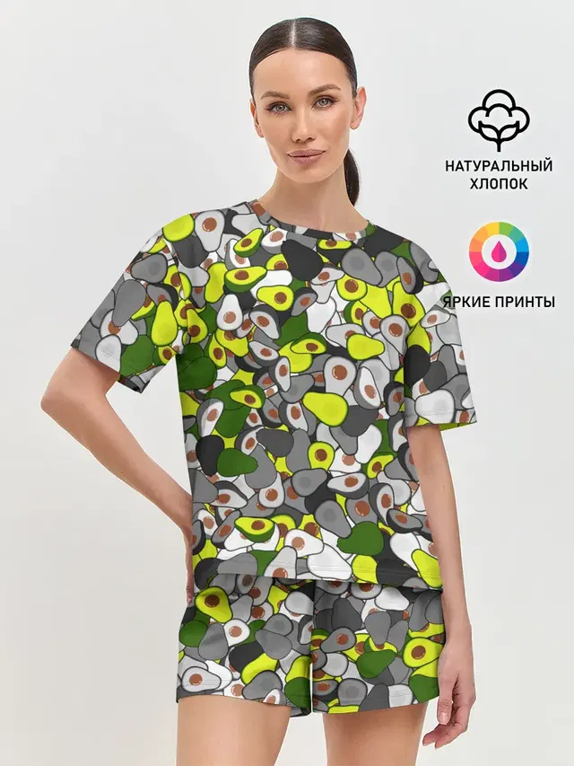 Женская пижама с шортами