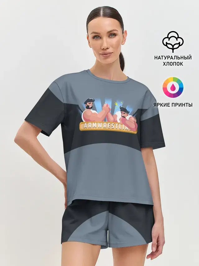 Женская пижама с шортами