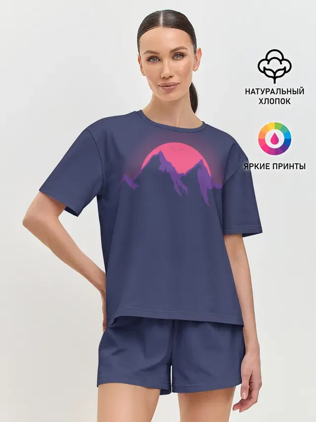 Женская пижама с шортами