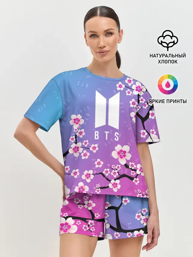 Женская пижама с шортами