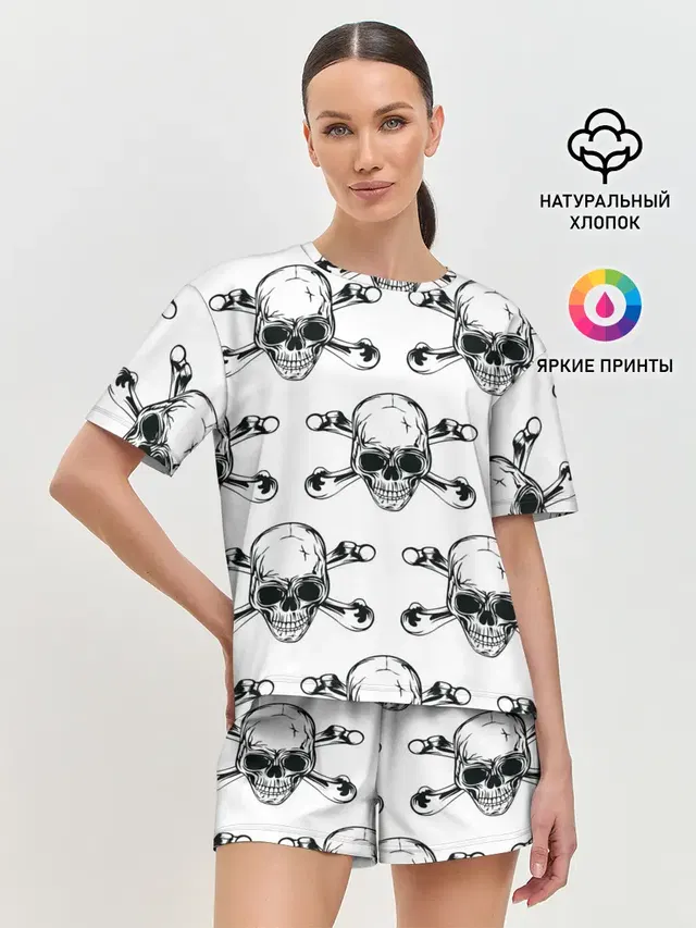 Женская пижама с шортами
