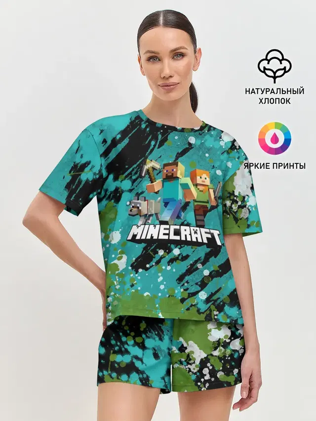 Женская пижама с шортами