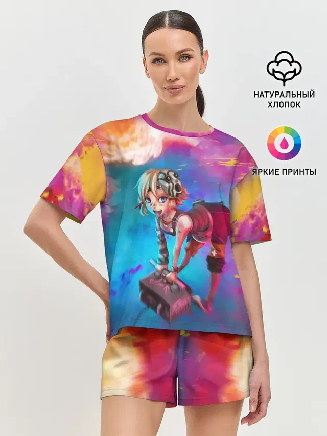 Женская пижама с шортами